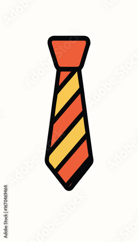 illustration of a tie