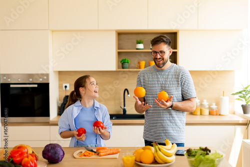 Father and daughter share a...