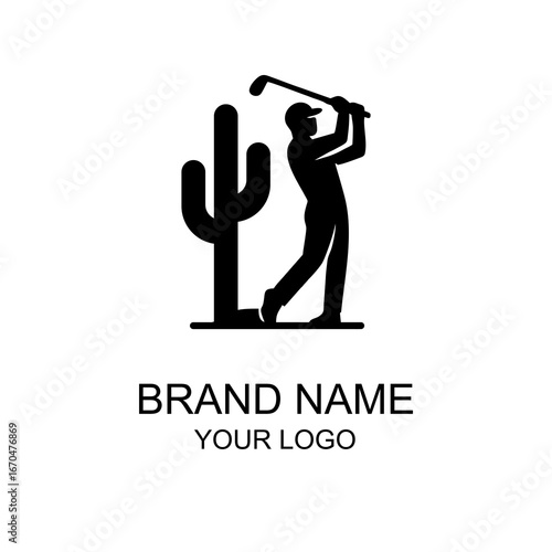 People golfing logo.eps