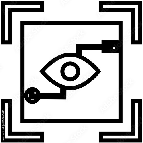 vector illustration of a magnifying glass