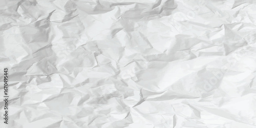 Abstract white design with crumpled paper texture background. old white paper texture design and vector design