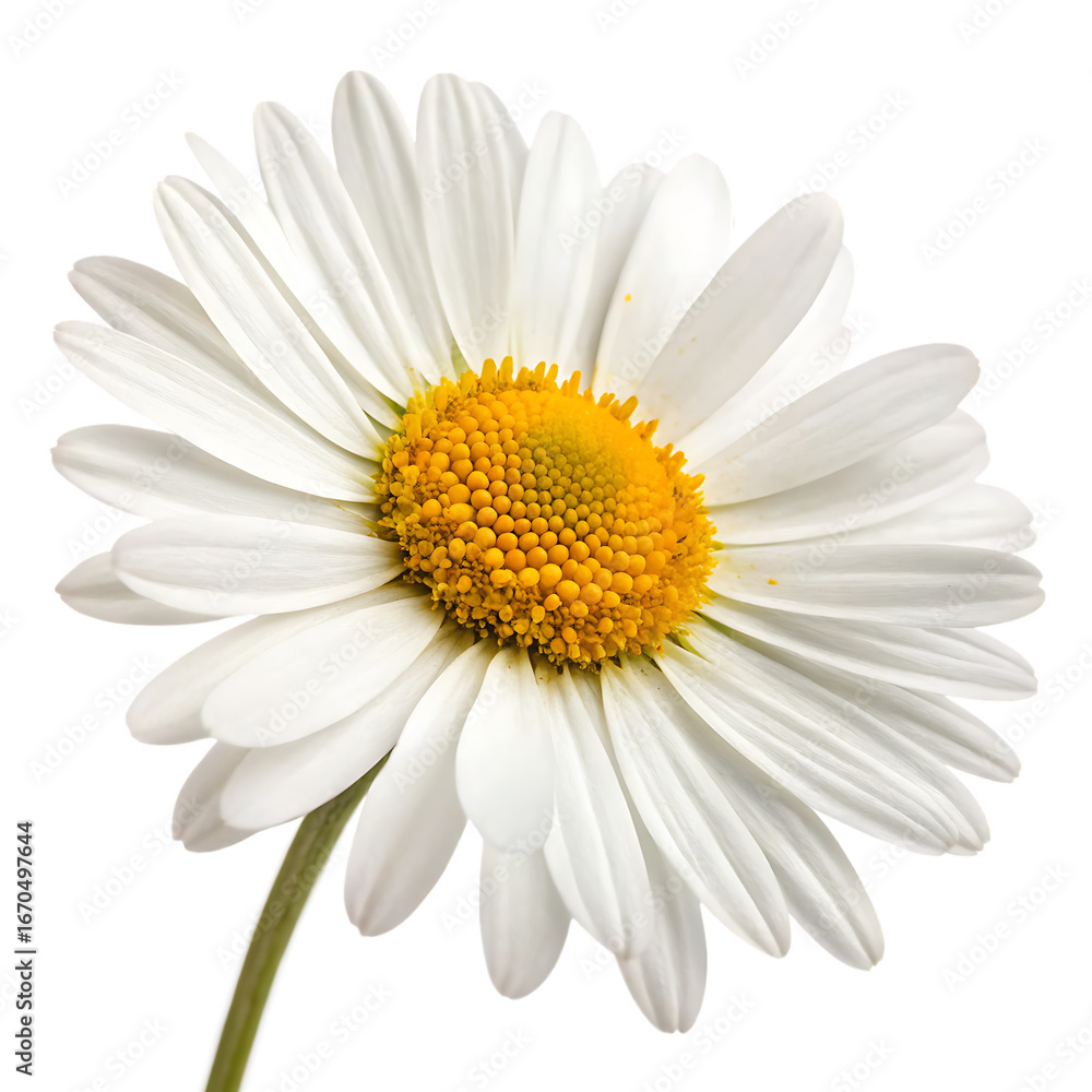 Naklejka premium daisy isolated on white background