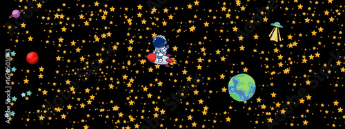 space vector with patent and stars