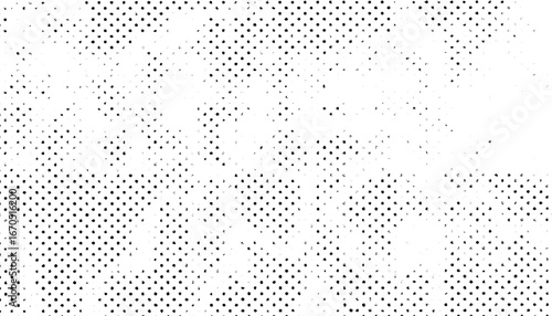 Abstract halftone grunge paper texture design  High-contrast black Halftone grunge paper texture design 
\distressed dotted patterns