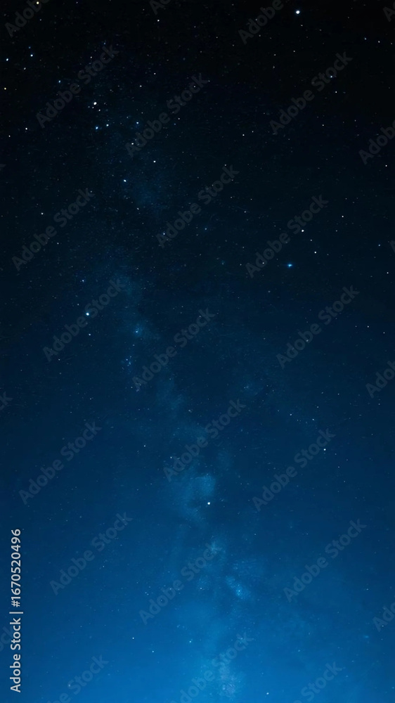Fototapeta premium Night blue sky with stars