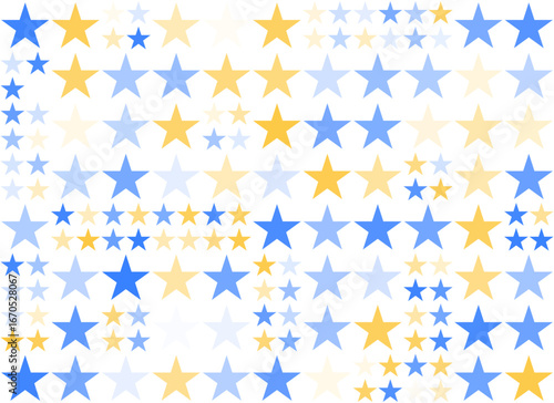 Seamless star pattern background, decorative vector design