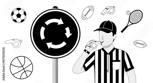 Sports Regulations Enforce Continuous Rotation With Clear Rules And Guidance