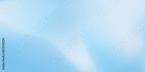 Aesthetic clear blue sky set. Summer season blue pastel colored vertical vector banner. Blurred sky gradient background. Simple soft light backdrop modern