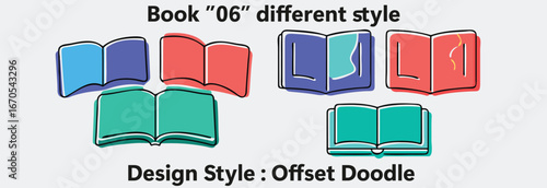 Offset Doodle Book Art