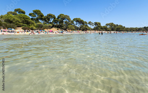 Plage de l'Estagnol près de Bormes -les-Mimosas