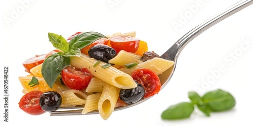 Close-up of Penne Pasta Sal...