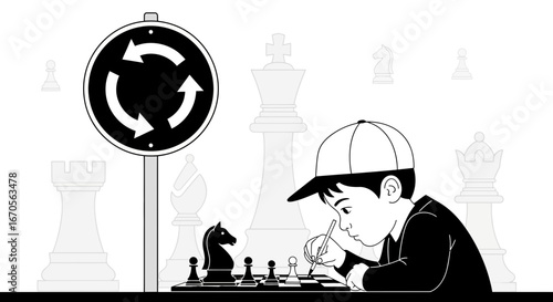 Strategically Navigating Life's Roundabouts Through Chess Mastering And Smart Thinking