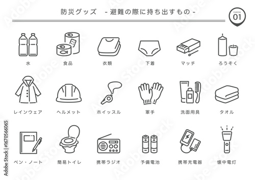 防災グッズ 避難の際に持ち出すもの_1