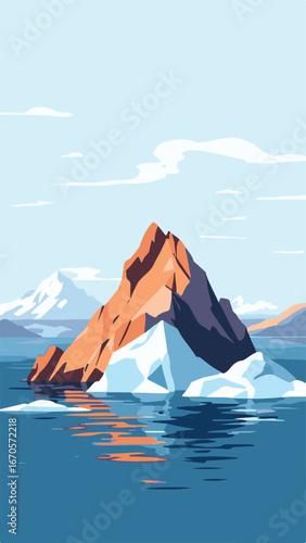 iceberg in the sea