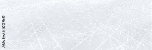 White ice background texture with a frozen surface and cold winter pattern, creating an abstract and natural effect, isolated on white background