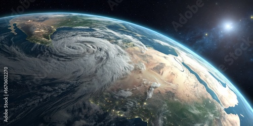 Earth from Space Stormy Weather over Africa, Planet, Weather Patterns, Satellite Imagery Weather, Climate