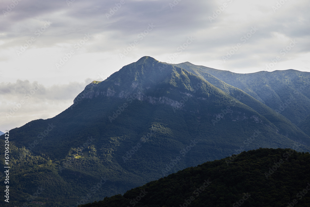 Fototapeta premium clouds over the mountains
