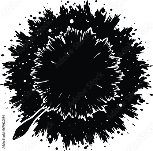 Mega bundle of different ink brush strokes:rectangle,square and round freehand drawings.Ink splatters,grungy painted lines,artistic design elements:waves,circles,triangles.Vector paintbrush set.