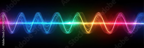 Dynamic Magnetic Waves: A 3D Visualization of the Electromagnetic Spectrum and Its Diverse Frequencies