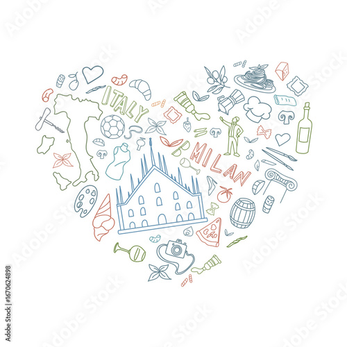 Pixelated heart shape with various colors on black background digital illustration art