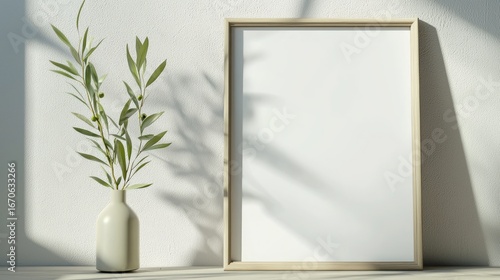 Blank frame mockup