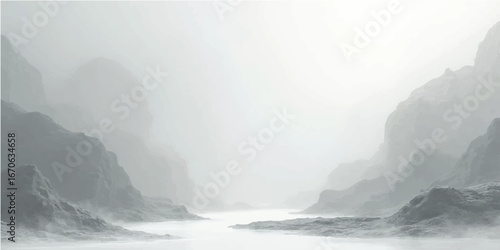 Powerful waves of the frozen Niagara Falls in winter from the top of the Canadian landscape