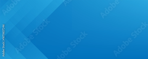Abstract blue background with diagonal lines. Dynamic shapes