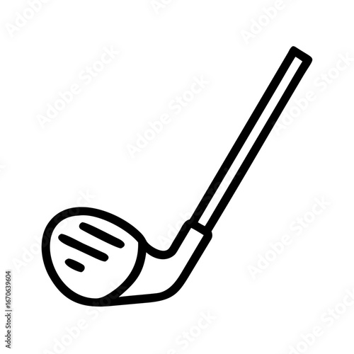Photos Golf Club Icon for Sports, Recreation, and Outdoor Activity Design