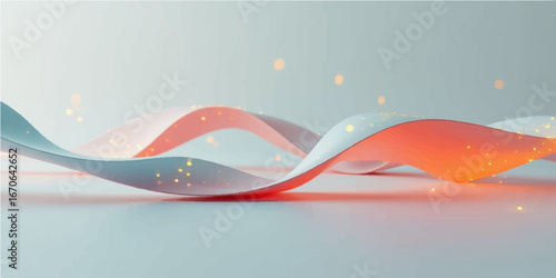 An abstract red background with a celestial starry pattern