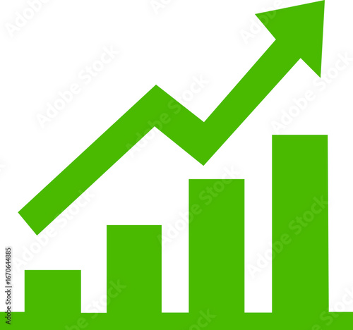 Free Download Growth icon. Containing performance, gain, improvement, grow, chart, increase, evolution and development icons. Solid icon collection. Vector illustration. - GFXLoad