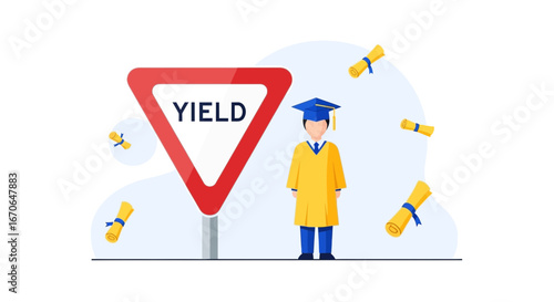 Yield to New Chapter Graduation Celebration and Commencement Future Ahead