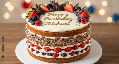 Wallpaper Mural Birthday Cake Torontodigital.ca