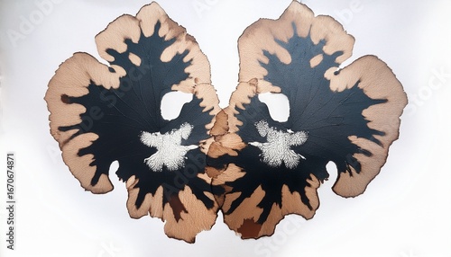 an illustration of the rorschach inkblot test a projective psychological assessment tool