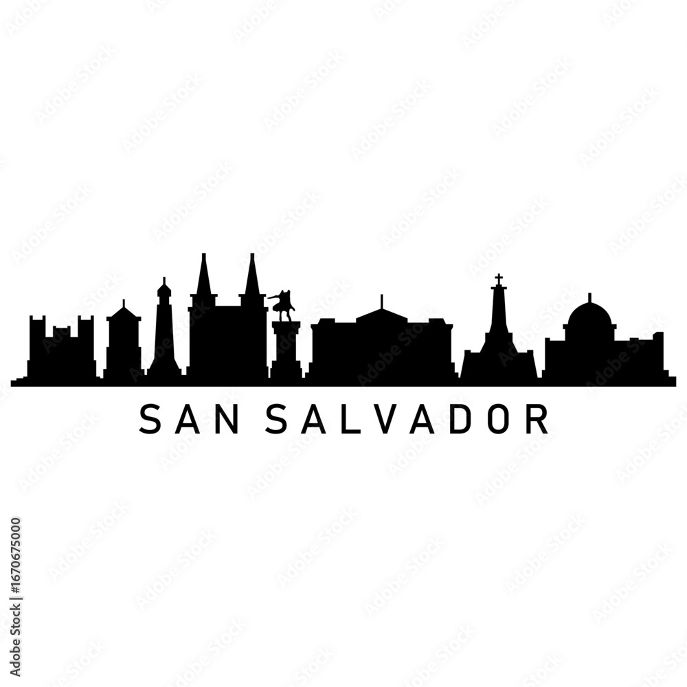 Obraz premium Skyline San Salvador