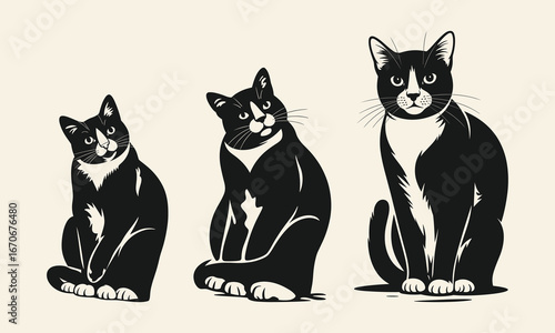 Peeking sunglass Cat SVG Bundle, Cute Cat SVG files, curious Pet Vector, Kitten svg, Cut Files for Cricut & Silhouette in Svg.