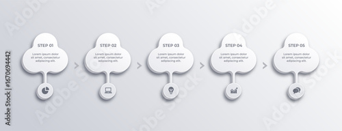 Bullet Point Numbers Paths Cubic Type Design Elements