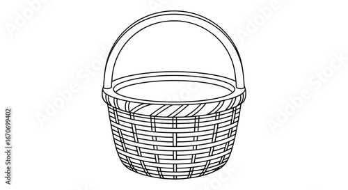 metal bucket isolated on white