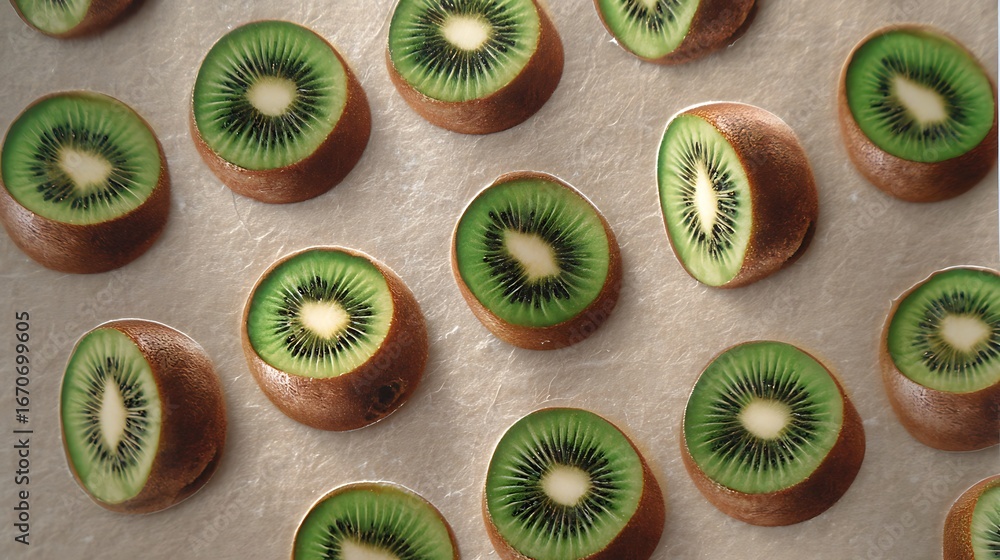 Fototapeta premium cute kiwi fruit sticker images