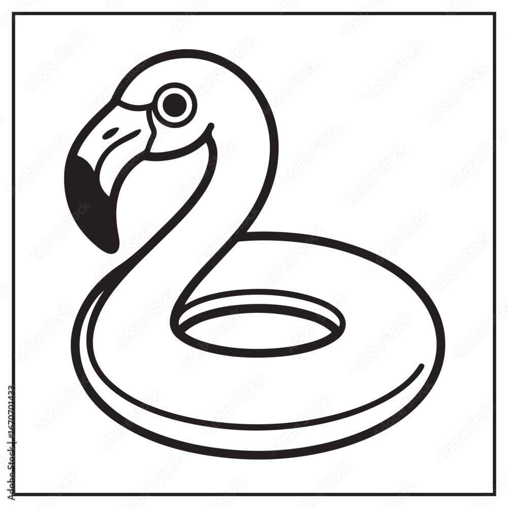 Fototapeta premium Summer Coloring Pages