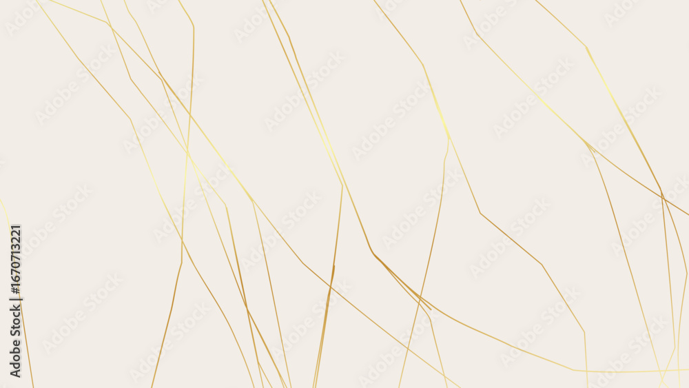Obraz premium Gold Kintsugi crack pattern on whitish background