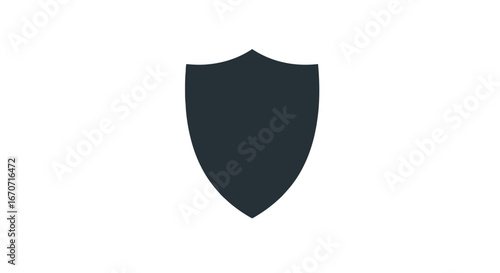 Security shield protection guard defense safety secure privacy icon symbol graphic element concept design on transparent background