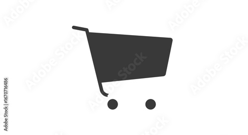 Shopping cart retail store market basket grocery store trolley purchase consumerism commerce sale buy on transparent background
