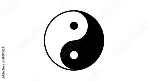 Yin yang symbol harmony balance taoism buddhism zen duality philosophy spirituality meditation asia asia culture on transparent background