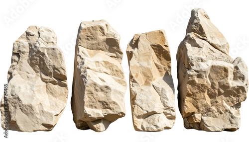 Cross Section of Natural Rock Stones