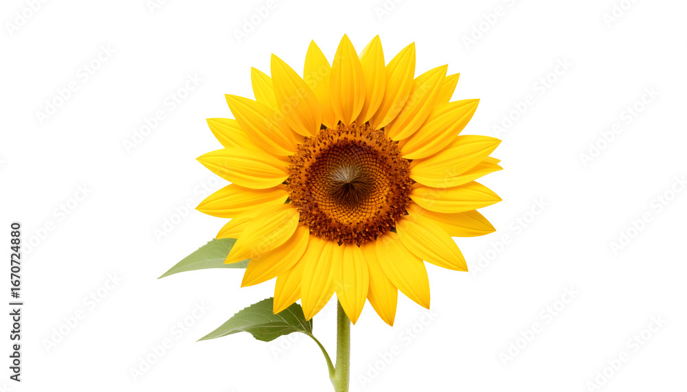 Obraz premium Bright Yellow Sunflower Bloom Close-Up