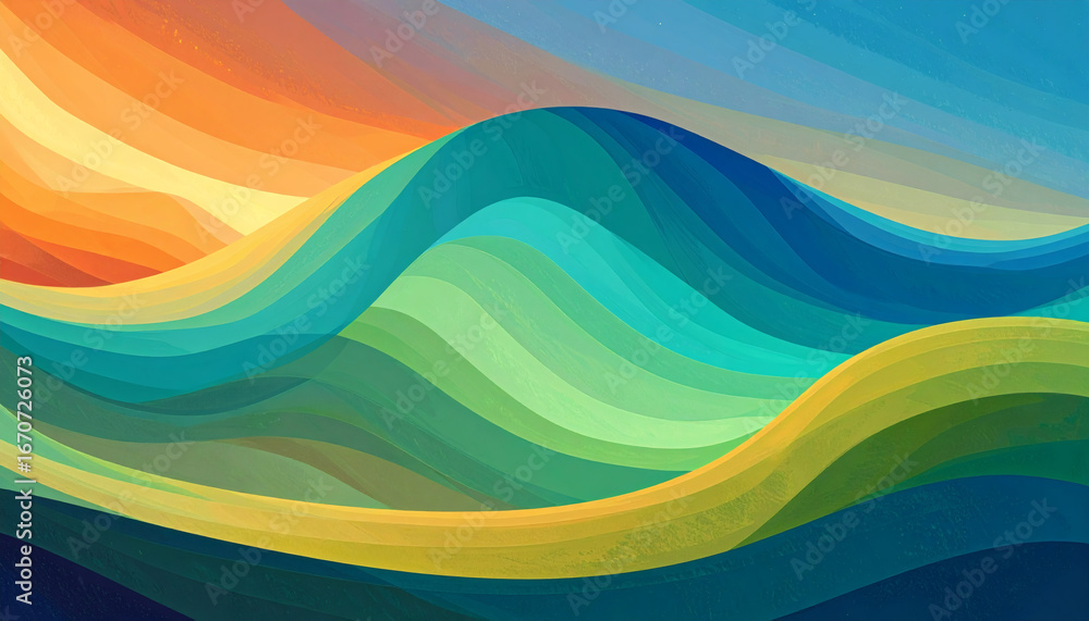 Fototapeta premium Abstract Retro Waves Shape Pattern Background – High-Resolution Vintage-Inspired Design for Digital Art, Graphic Projects, and Creative Applications