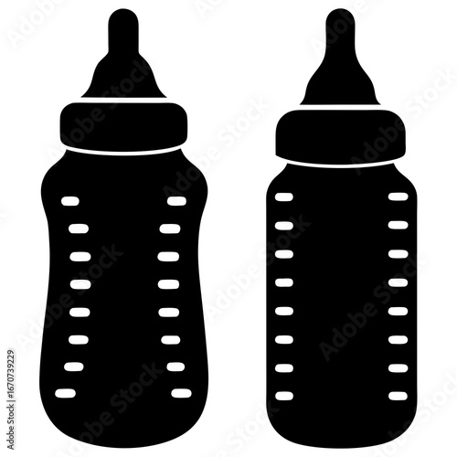 baby bottle vector
