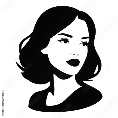 girl with long hair
