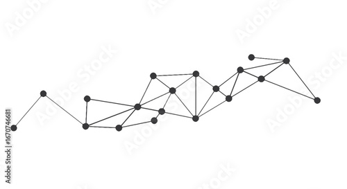 Geometric abstract art dark background design modern graphic illustration polygon pattern shape wallpaper on transparent background