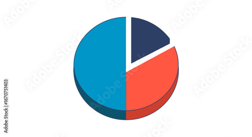 Free Download Pie chart data analysis infographic presentation statistics visualization graphic report diagram on transparent background - GFXLoad